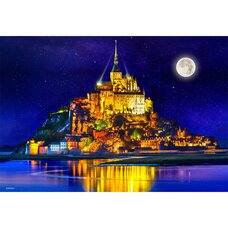 Starlight Mont Saint-Michel Jigsaw Puzzle