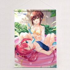 Summer Pockets Reflection Blue B2 Tapestry Shiki Kamiyama & Kyoko Misaki: Pool Ver. (Re-run)