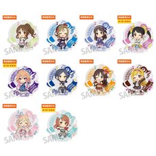 The Idolm@ster Cinderella Girls 5th Live Tour: Serendipity Parade!!! Official Producer Badges - Group C