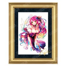 MF Bunko J Autumn School Festival 2025 B4 Chara Fine Graph with Replica Signature - No Game No Life Jibril