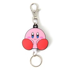 Kirby Rubber Reel Keychain