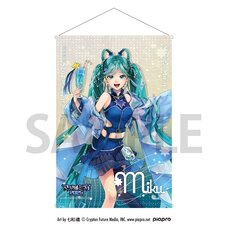 Hatsune Miku Magical Mirai 2025 Collaboration Cafe in E-Diner B2 Tapestry Hatsune Miku