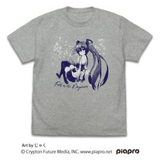 Hatsune Miku Jaku Ver. Mix Gray T-Shirt