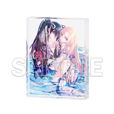 Wizard's Brain 25th Anniversary Acrylic Block Girls in Swimsuits