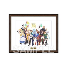 KonoSuba: God’s Blessing on This Wonderful World! Reproduction Art Print Anime Broadcast 10th Anniversary Ver.