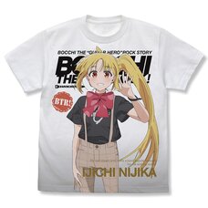Bocchi the Rock! Nijika Ijichi Full Graphic T-Shirt White