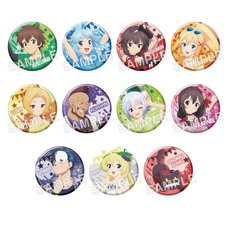 TV Anime KonoSuba: God’s Blessing on This Wonderful World!  Tradable Sparkly Tin Badge Colorful Ver. Complete Box Set
