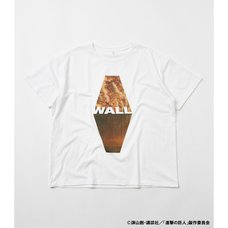 Attack on Titan R4G Wall White T-Shirt