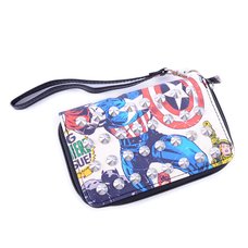 Marvel Captain America Studded Zip-Around Wallet