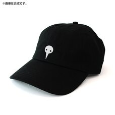 Evangelion Angel Embroidery Low Cap Black