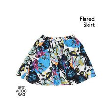 ACDC RAG Hip Hop Flared Skirt