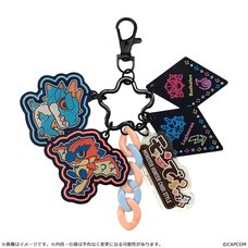Monster Hunter MonDefo Jarajara Acrylic Key Chain Rathalos & Lagiacrus