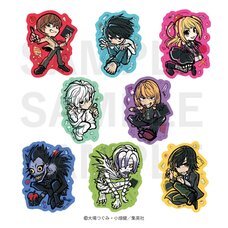 Death Note E-toon Die-cut Sticker Set (8 Pieces)