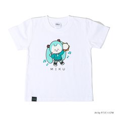 Hatsune Miku Piapro Kids! Hatsune Miku Kids' White T-Shirt
