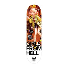 Girls from Hell Graphic Skateboard Waylly