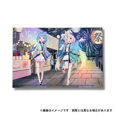 Sameko Saba ＆ Roa Kurageu Pop Up Store Kaijinsai Aurora Poster Happi Ver.