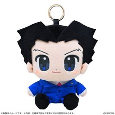 Ace Attorney Chibi Cap Carabiner Plush Phoenix Wright