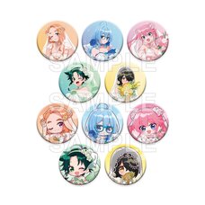 The Shiunji Family Children TV Anime Series Tradable Tin Badges Wedding Bikini Ver. Complete Box Set