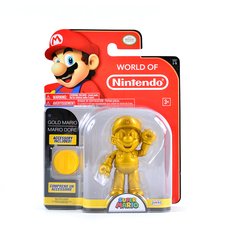 World of Nintendo: Super Mario - Gold Mario 4" Figure