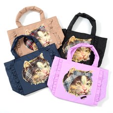 FLAPPER Hair Band Cat Tote Bags