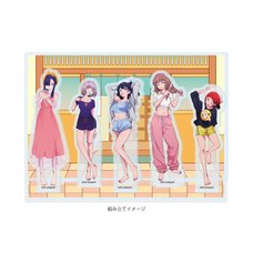 Gridman Universe Acrylic Diorama Group Design After Bath Ver.