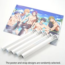 Free! Kuji A2 (Full-Size) Poster & Strap Set