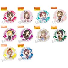 The Idolm@ster Cinderella Girls 5th Live Tour Serendipity Parade!!! Official Producer Badges - Group D