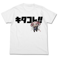 Kantai Collection -KanColle- Sazanami Kitakore!! White T-Shirt