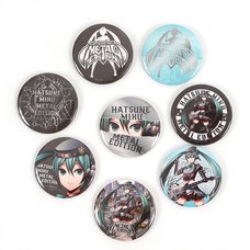 Hatsune Miku Metal Edition Tin Badge Set