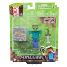 Minecraft Overworld Zombie w/ Accessories