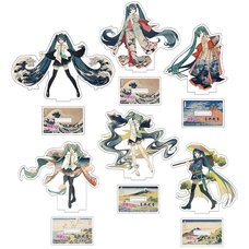 Katsushika Hokusai x Hatsune Miku by iXima Die-Cut Acrylic Stand (Re-run)