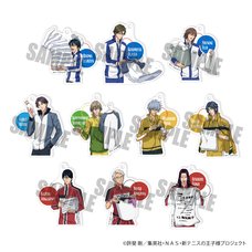 The Prince of Tennis II Glittery Acrylic Keychain Collection Laundry Duty Ver. Complete Box Set