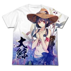 Kantai Collection -KanColle- Taigei Swimsuit Mode Graphic White T-Shirt