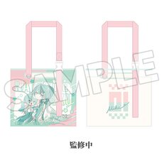 Hatsune Miku Miku Hug Series Clear Bag: Flower Ver.