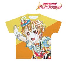 BanG Dream! Girls Band Party! Hagumi Kitazawa Ani-Art Unisex Full Graphic T-Shirt Vol. 4