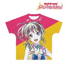 BanG Dream! Girls Band Party! Saya Yamabuki Ani-Art Unisex Full Graphic T-Shirt Vol. 4