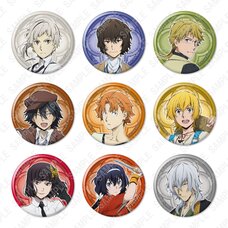 Bungo Stray Dogs Pin Badge + New Visual Armed Detective Agency Ver. Complete Box Set