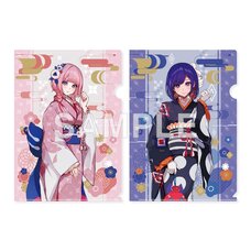 Kamitsubaki City Under Construction Clear File Set Kafu & Rime Kimono Ver.