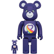 BE＠RBRICK Care Bears Rainbow Heart Bear 100％ & 400％
