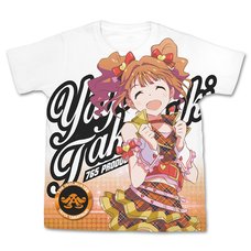 The Idolm@ster One For All Yayoi Takatsuki Full-Color White T-Shirt