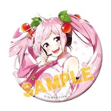 Vocaloid Sakura Miku Pin Badge: Ren Sakuragi Ver.