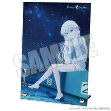 Summer Pockets A4 Acrylic Plate Summer Lights, A Night Spent with You Shiroha