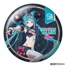 Racing Miku 2026 Ver. Good Smile Company 25th Anniversary Big Tin Badge
