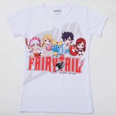 Fairy Tail Beach Chibi Group Juniors’ T-Shirt