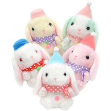 Pote Usa Loppy Snowman Rabbit Plush Collection (Ball Chain)