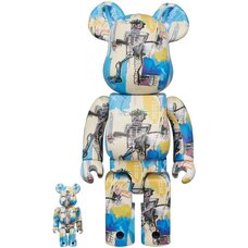 BE@RBRICK Jean-Michel Basquiat 12th Ver. 100％ & 400％