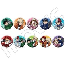 My Hero Academia Anime Character Badge Collection