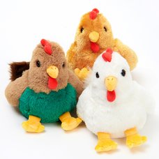 Fluffies 2017 Zodiac Small Chicken Plushies