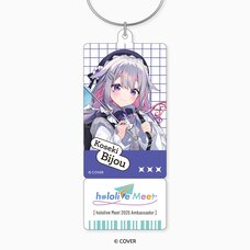 hololive Meet 2025 Acrylic Ticket Keychain - Koseki Bijou