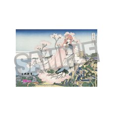Katsushika Hokusai x Hatsune Miku by Rella Fabric Poster Megurine Luka: Mt. Fuji from Gotenyama Hill in Shinagawa on the Tokaido